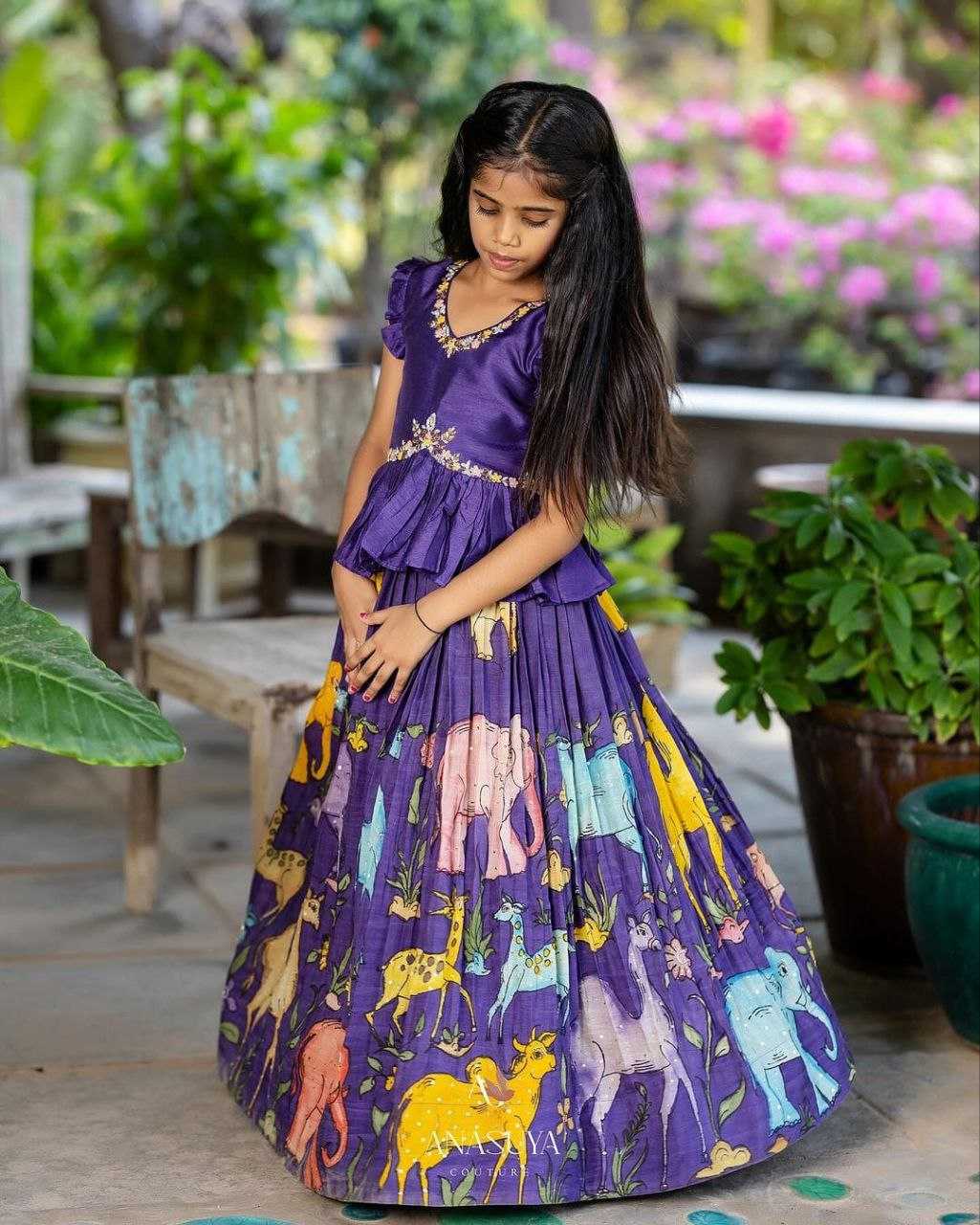 YNF CHINON SILK KESH168 MNT26 KIDS WEAR WHOLESALE  KIDS LEHENGA KIDS TRAITIONAL OUTFITS KIDS LEHENGA CHOLI KIDS DIWALI CLOTHES MANUFACTURER