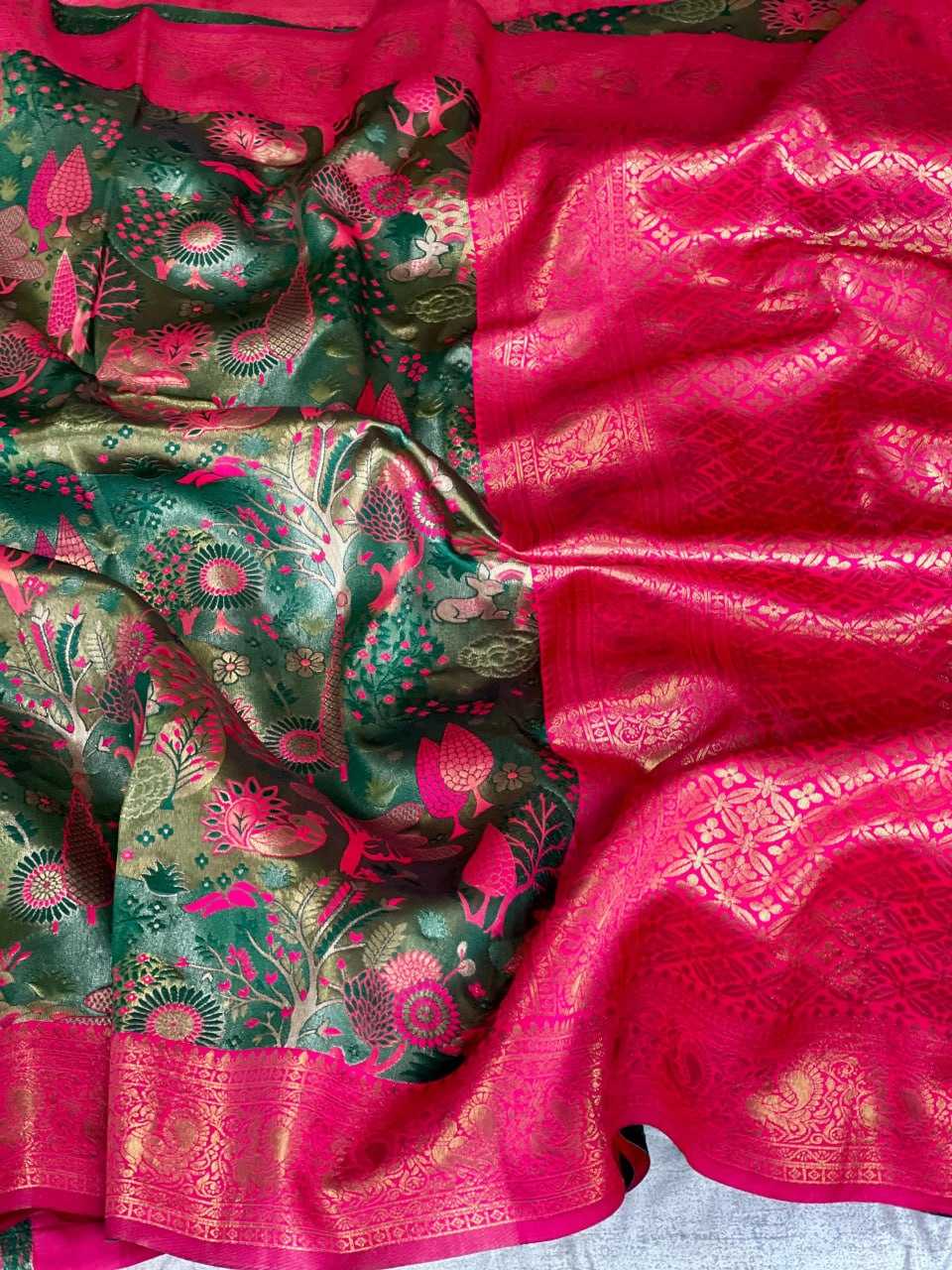 YNF DHARMAVARAM SILK RIN186 RVV26 SILK SAREES WHOLESALE HEAVY SILK SOFT SILK PATTU PRINTED SILK SAREES MANUFACTURER