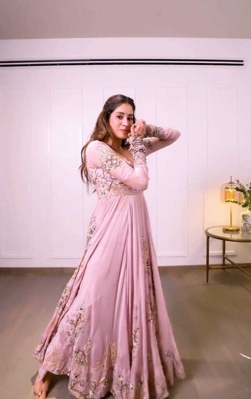 YNF FAUX GEORGETTE KESH120 196 GOWNS WHOLESALE FANCY EMBROIDERED ANARKALI GEORGETTE BOLLYWOOD STYLE GOWNS MANUFACTURER