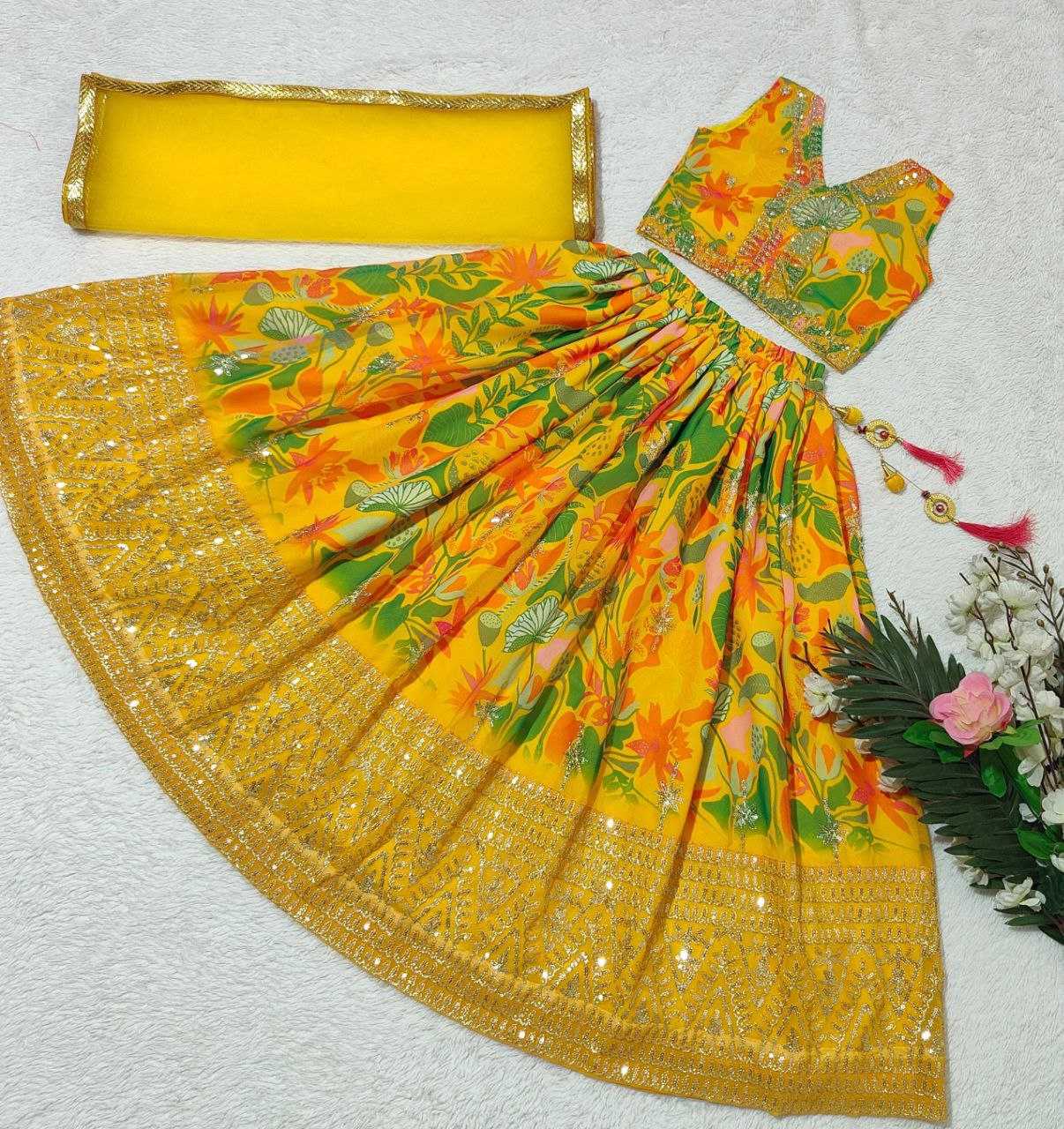 YNF FAUX GEORGETTE KESH168 MNT02 KIDS WEAR WHOLESALE KIDS LEHENGA KIDS ETHNIC WEAR KIDS TRADITIONAL OUTFITS KIDS LEHENGA CHOLI KIDS FESTIVE WEAR KIDS WEDDING OUTFITS MANUFACTURER