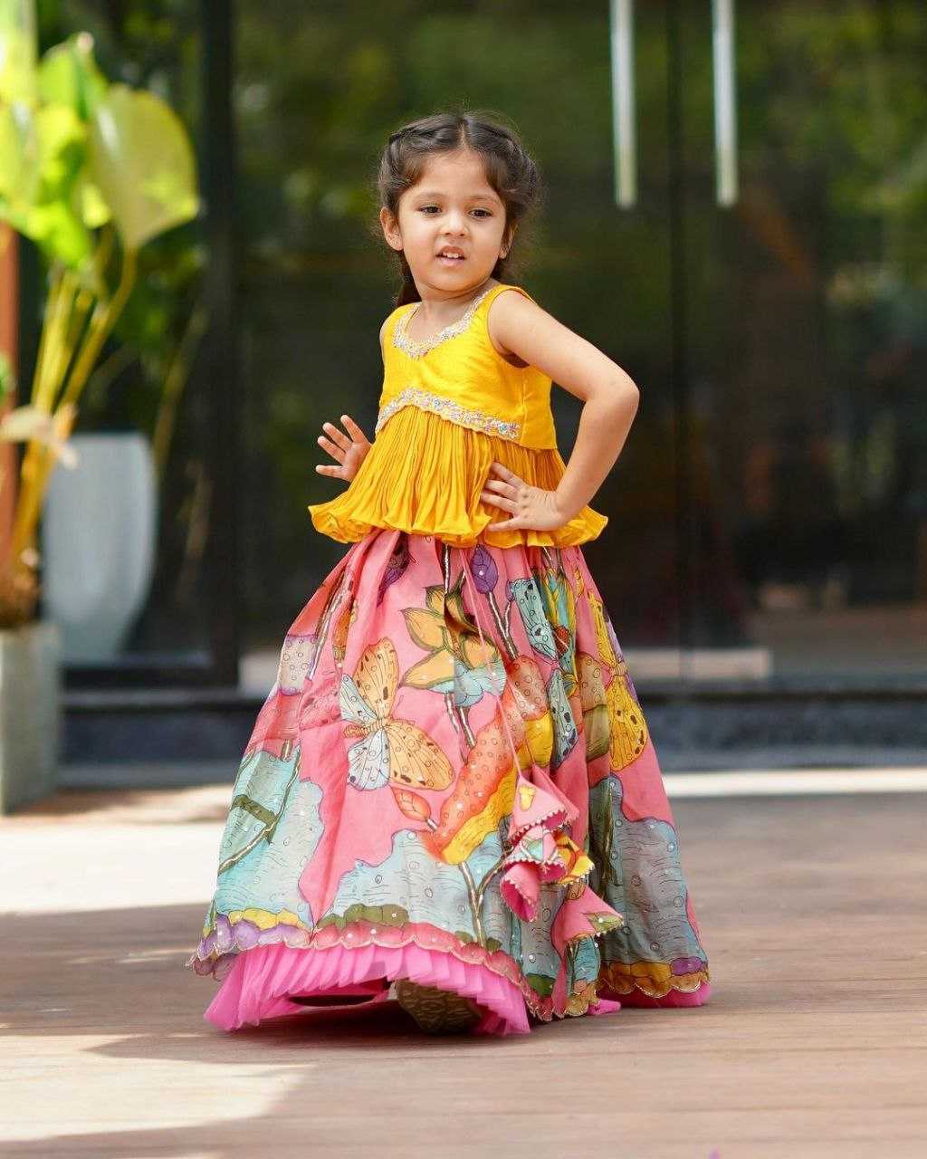 YNF FAUX GEORGETTE KESH168 MNT22 KIDS WEAR WHOLESALE KIDS LEHENGA CHOLI KIDS TRADITIONAL OUTFITS KIDS FESTIVE KIDS DIWALI OUTFITS MANUFACTURER