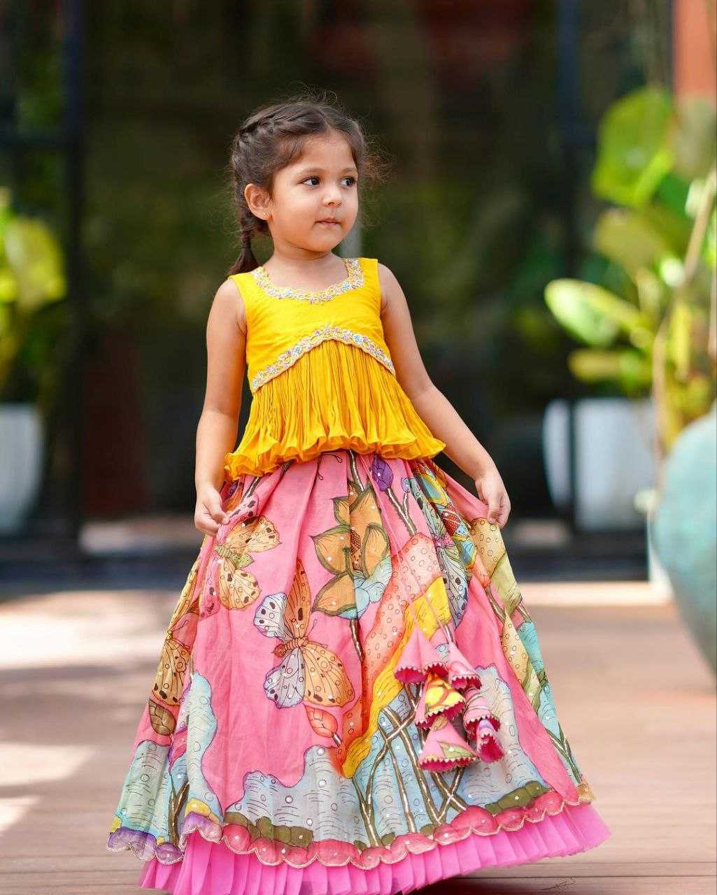 YNF FAUX GEORGETTE KESH168 MNT22 KIDS WEAR WHOLESALE KIDS LEHENGA CHOLI KIDS TRADITIONAL OUTFITS KIDS FESTIVE KIDS DIWALI OUTFITS MANUFACTURER