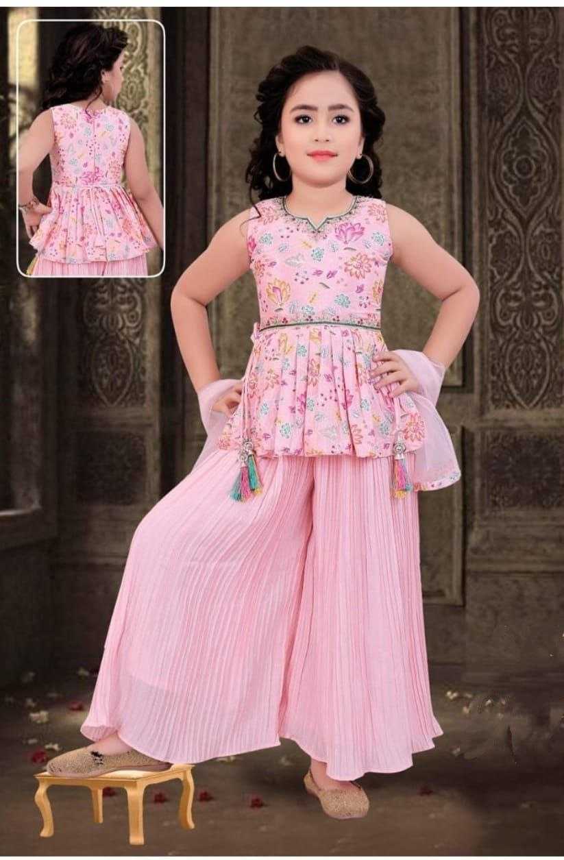 YNF FAUX GEORGETTE KESH168 MNT25 KIDS WEAR WHOLESALE KIDS SHARARA KIDS ETHNIC WEAR KIDS TRADITIONAL OUTFITS KIDS FESTIVE WEAR KIDS DIWALI CLOTHES KIDS WEDDING OUTFITS  MANUFACTURER