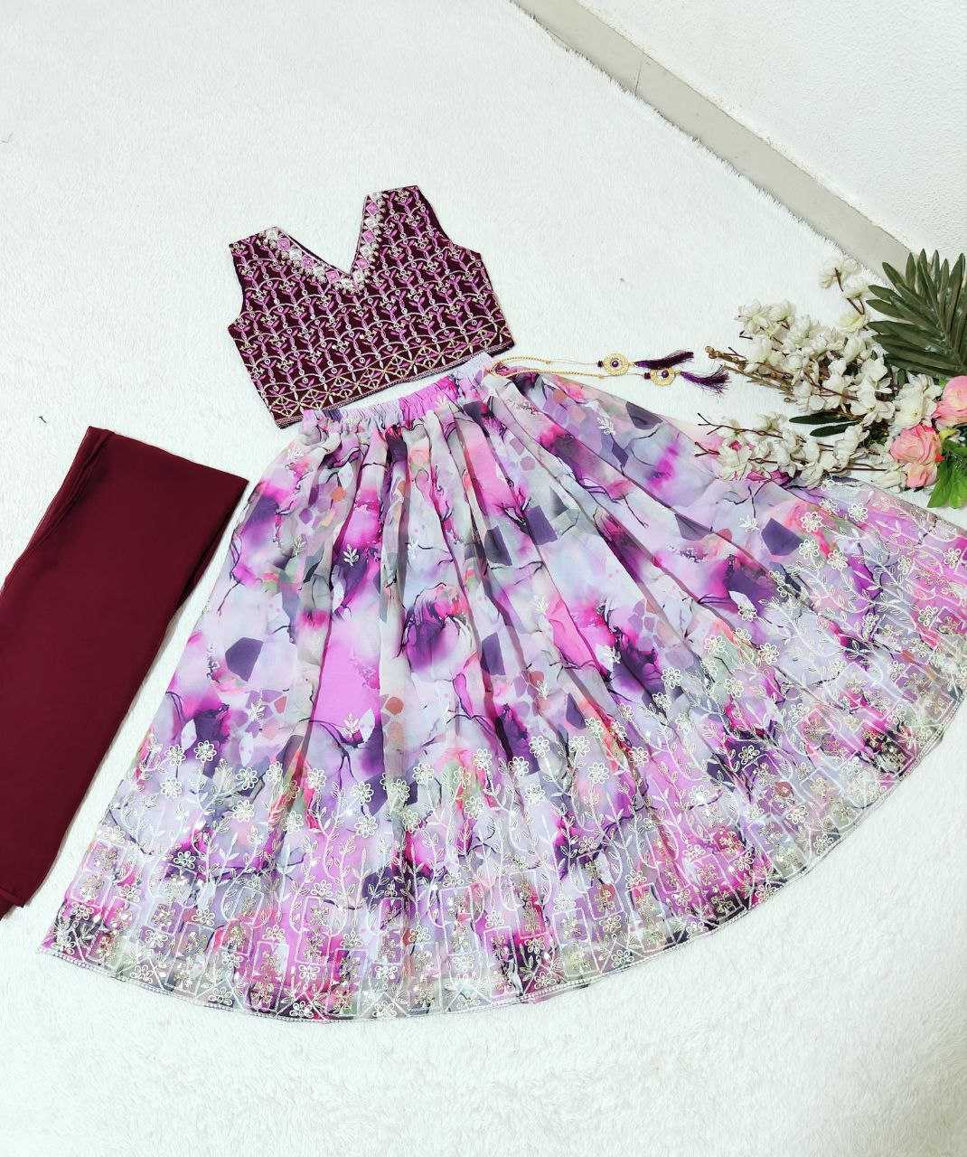 YNF FAUX GEORGETTE KESH168 MNT28 KIDS WEAR WHOLESALE KIDS LEHENGA KIDS ETHNIC WEAR KIDS TRADITIONAL OUTFITS KIDS LEHENGA CHOLI KIDS FESTIVE WEAR KIDS DIWALI CLOTHES  MANUFACTURER