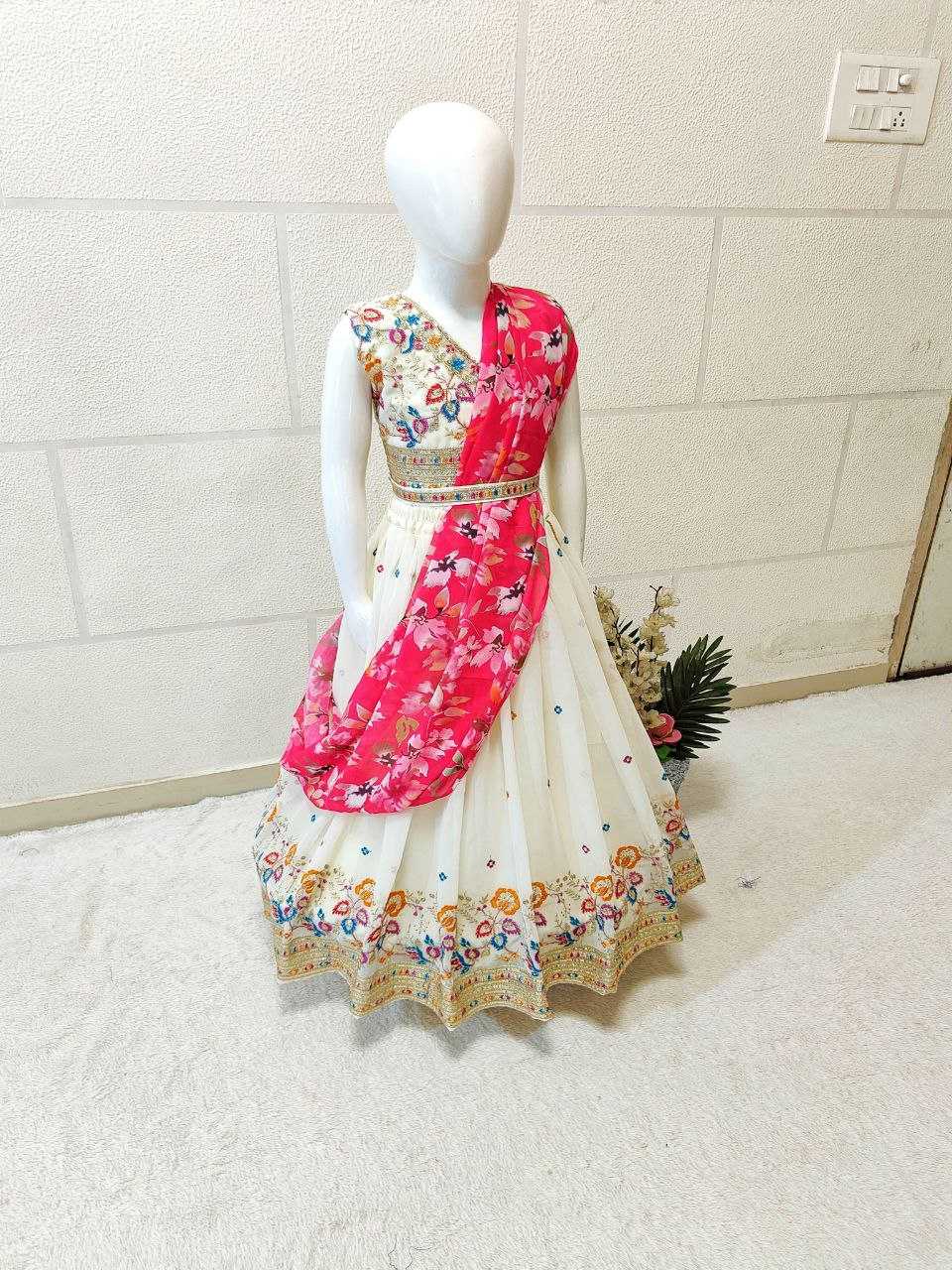 YNF FAUX GEORGETTE KESH168 MNT35 KIDS WEAE WHOLESALE KIDS LEHENGA KIDS TRADITIONAL OUTFITS KIDS FESTIVE WEAR KIDS  WEDDINGS OUTFITS KIDS DIWALI CLOTHES MANUFACTURER