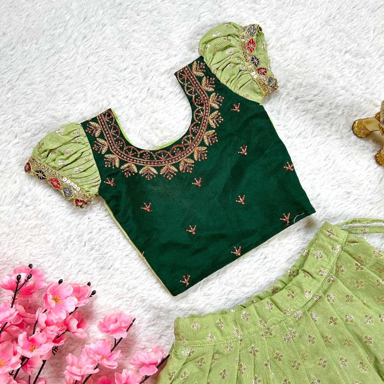 YNF SOFT SILK KESH109 RRKT52 KIDS WEAR WHOLESALE KIDS LEHENGAS MANUFACTURER