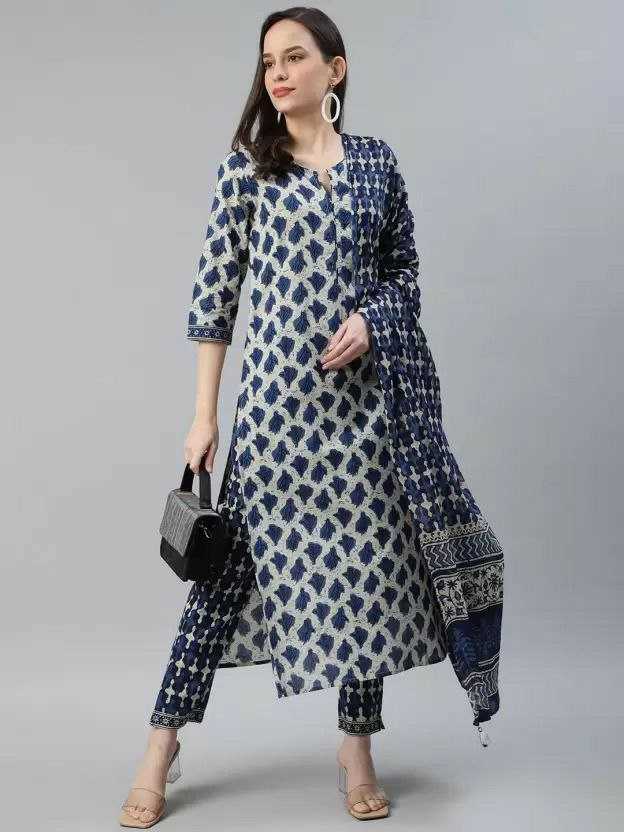 YNF COTTON KESH179 AHB71 SUITS & DRESSES WHOLESALE PRINTED COTTON PARTY WEAR BLUE SALWAR SUITS MANUFACTURER