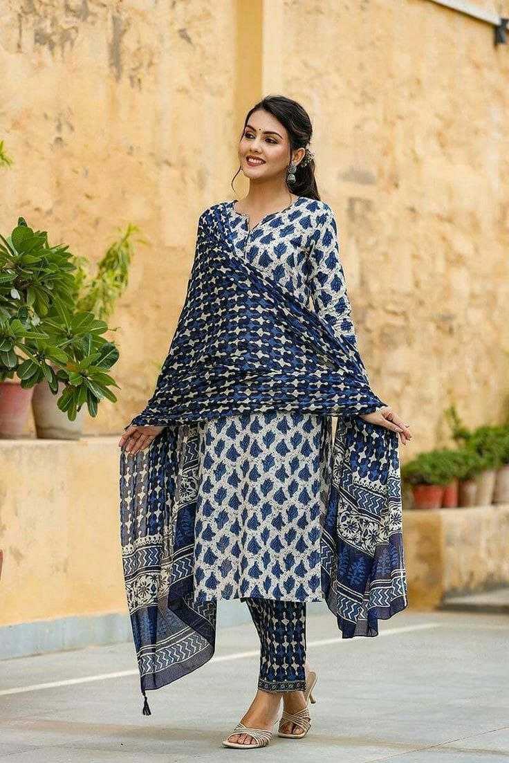 YNF COTTON KESH179 AHB71 SUITS & DRESSES WHOLESALE PRINTED COTTON PARTY WEAR BLUE SALWAR SUITS MANUFACTURER