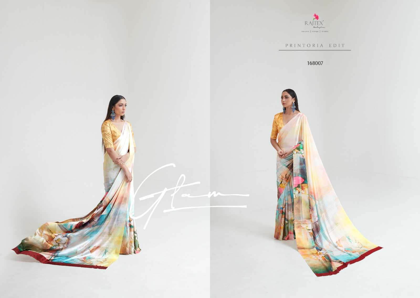 YNF CREPE KESH235 168000 CLOTHING BRANDS WHOLESALE RAJ TEX SAREES MANUFACTURER - Deevit International