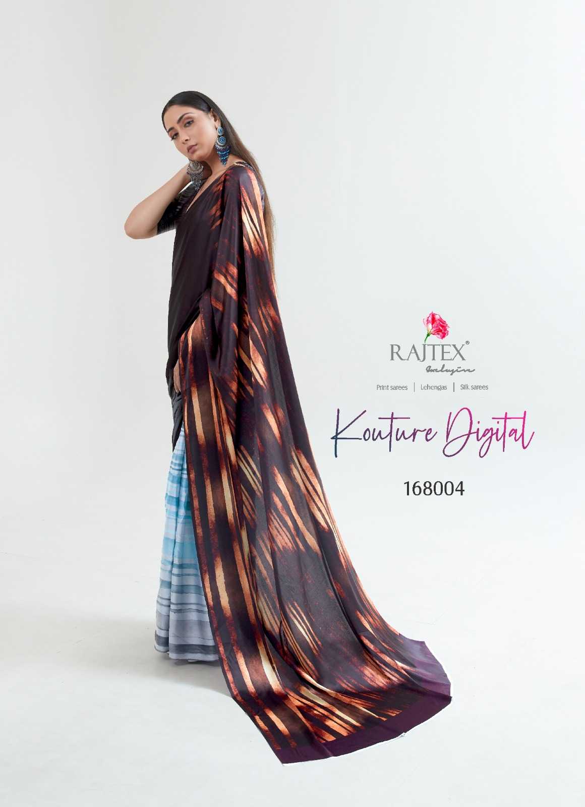 YNF CREPE KESH235 168000 CLOTHING BRANDS WHOLESALE RAJ TEX SAREES MANUFACTURER - Deevit International