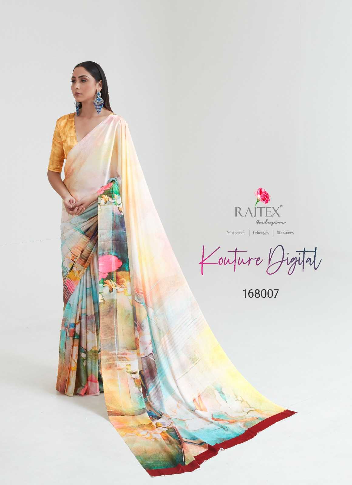 YNF CREPE KESH235 168000 CLOTHING BRANDS WHOLESALE RAJ TEX SAREES MANUFACTURER - Deevit International