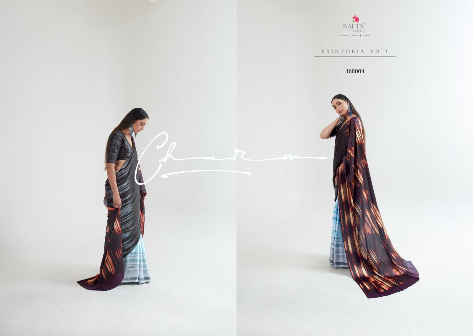 YNF CREPE KESH235 168000 CLOTHING BRANDS WHOLESALE RAJ TEX SAREES MANUFACTURER - Deevit International