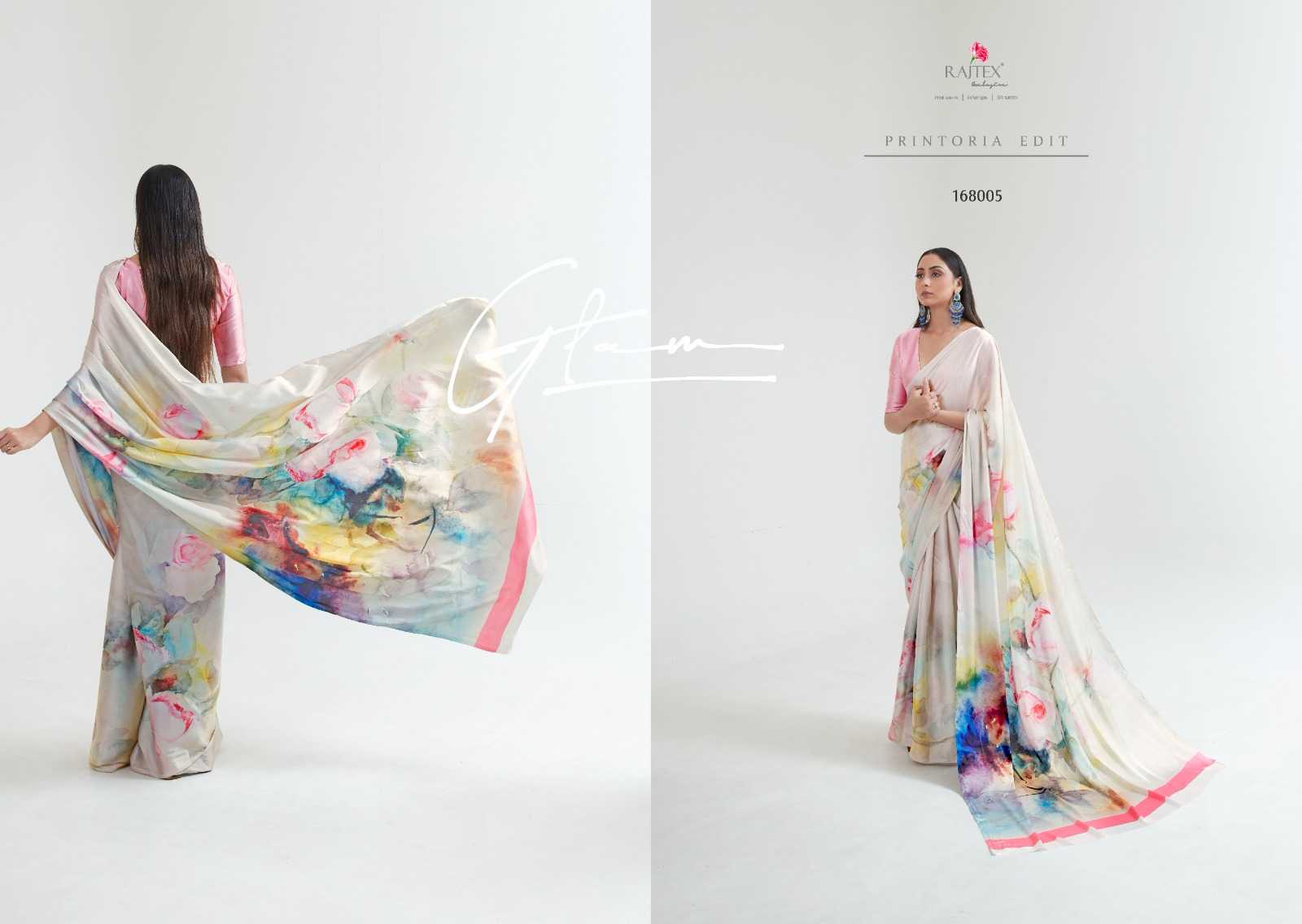 YNF CREPE KESH235 168000 CLOTHING BRANDS WHOLESALE RAJ TEX SAREES MANUFACTURER - Deevit International