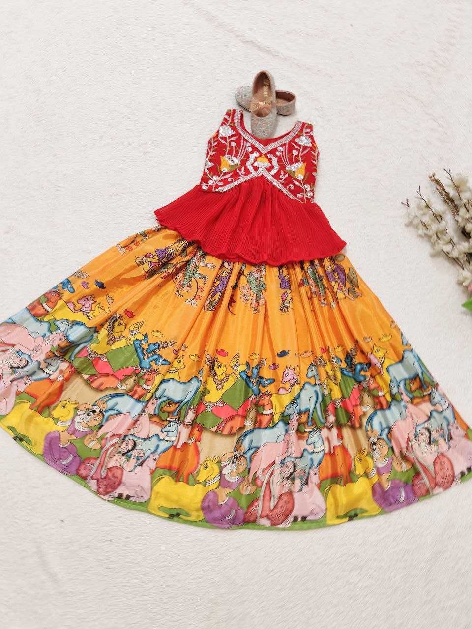 YNF FAUX GEORGETTE KESH168 MNT39 KIDS WEAR WHOLESALE KIDS LEHENGA KIDS TRADITIONAL OUTFITS KIDS LEHENGA CHOLI KIDS FESTIVE WEAR KIDS WEDDING OUTFITS MANUFACTURER