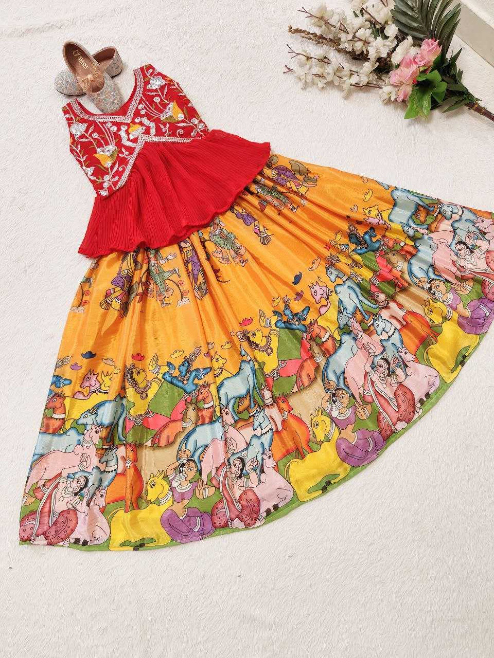 YNF FAUX GEORGETTE KESH168 MNT39 KIDS WEAR WHOLESALE KIDS LEHENGA KIDS TRADITIONAL OUTFITS KIDS LEHENGA CHOLI KIDS FESTIVE WEAR KIDS WEDDING OUTFITS MANUFACTURER