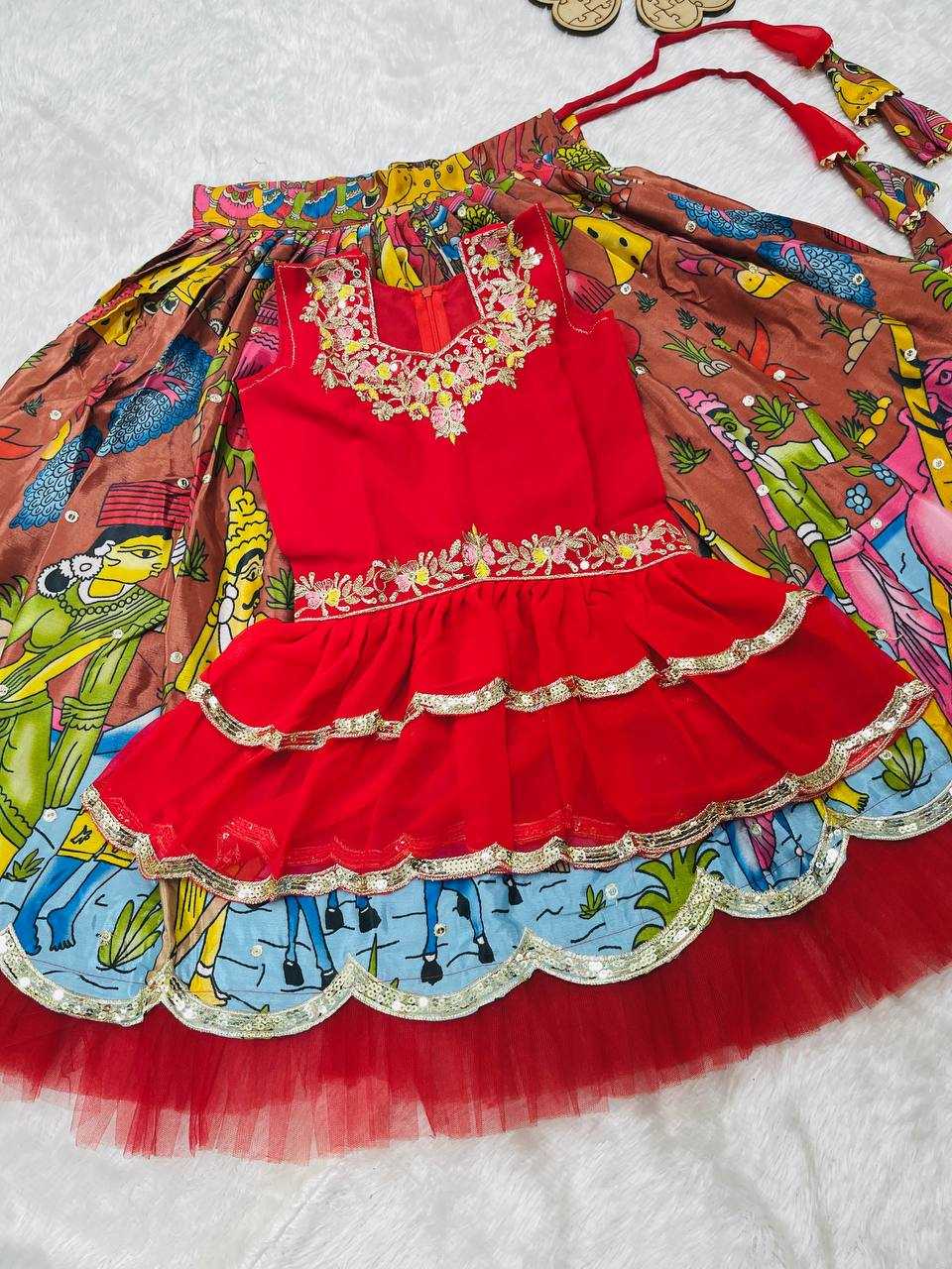 YNF GEORGETTE RIN154 189 KIDS WEAR WHOLESALE KIDS LEHENGA KIDS TRADITIONAL OUTFITS KIDS LEHENGA CHOLI KIDS FESTIVE WEAR KIDS WEDDING OUTFITS MANUFACTURER