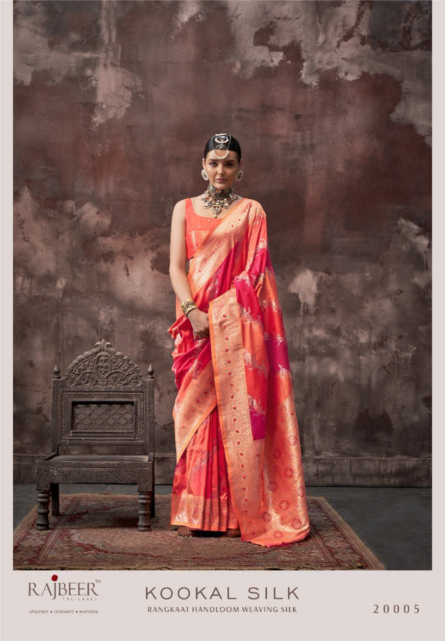 YNF HANDLOOM SILK RAJBEER KESH235 20000 SERIES CLOTHING BRANDS WHOLESALE SAREES MANUFACTURER - Deevit International