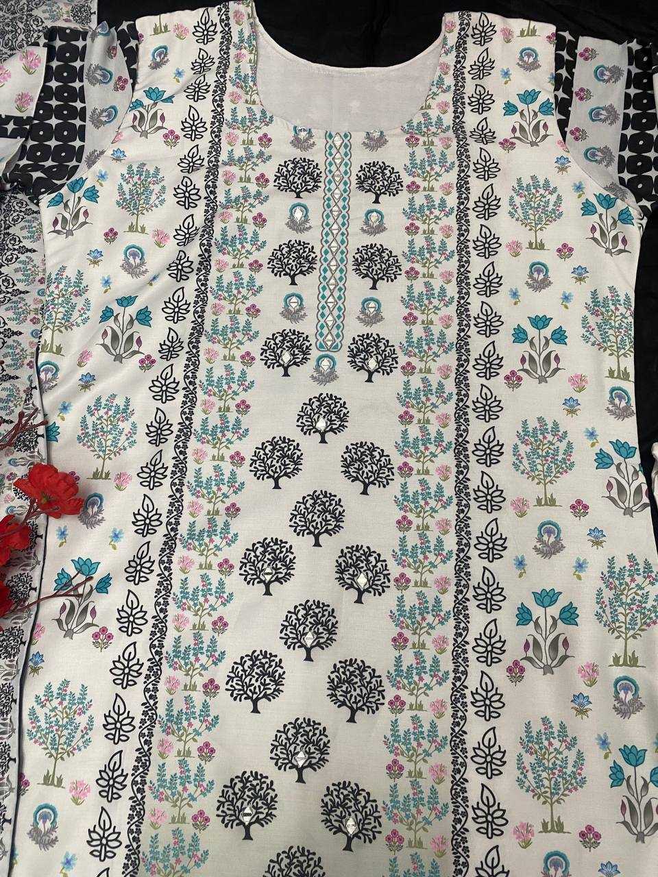 YNF MUSLIN KESH164 G54 SUITS & DRESSES WHOLESALE PRINTED LONG KURTI WHITE SALWAR SUITS MANUFACTURE