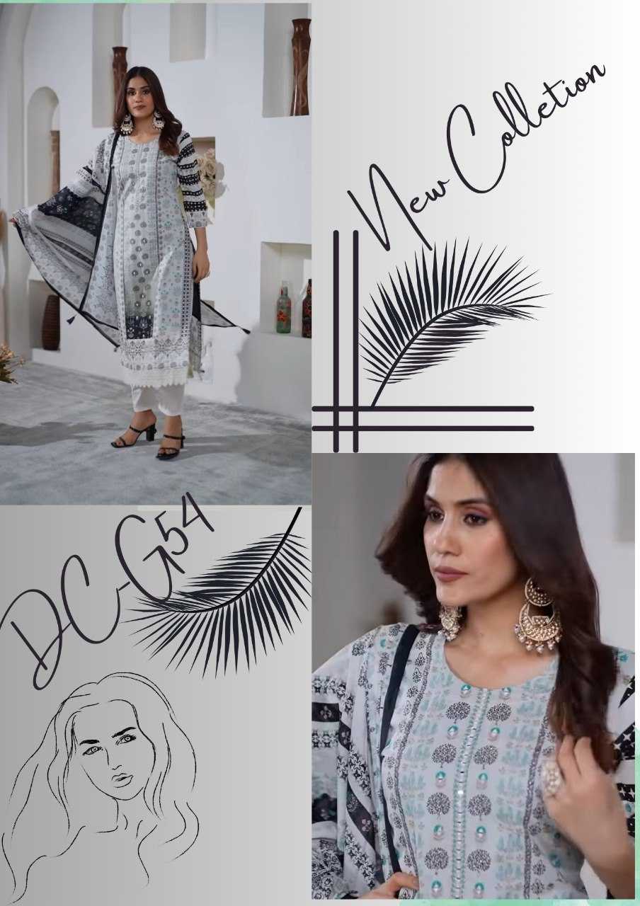 YNF MUSLIN KESH164 G54 SUITS & DRESSES WHOLESALE PRINTED LONG KURTI WHITE SALWAR SUITS MANUFACTURE