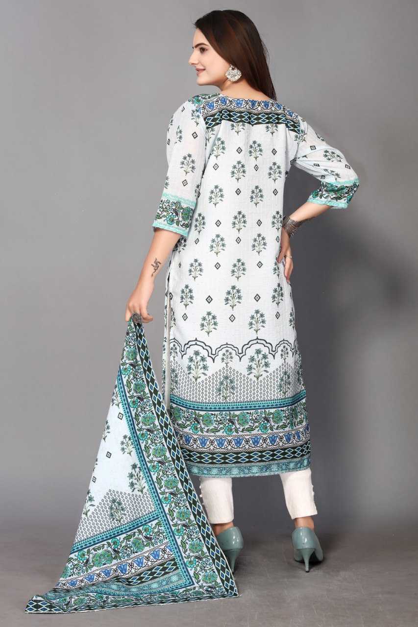 YNF MUSLIN KESH164 G63 SUITS & DRESSES WHOLESALE PRINTED LONG KURTI WHITE SALWAR SUITS MANUFACTURE - Deevit International