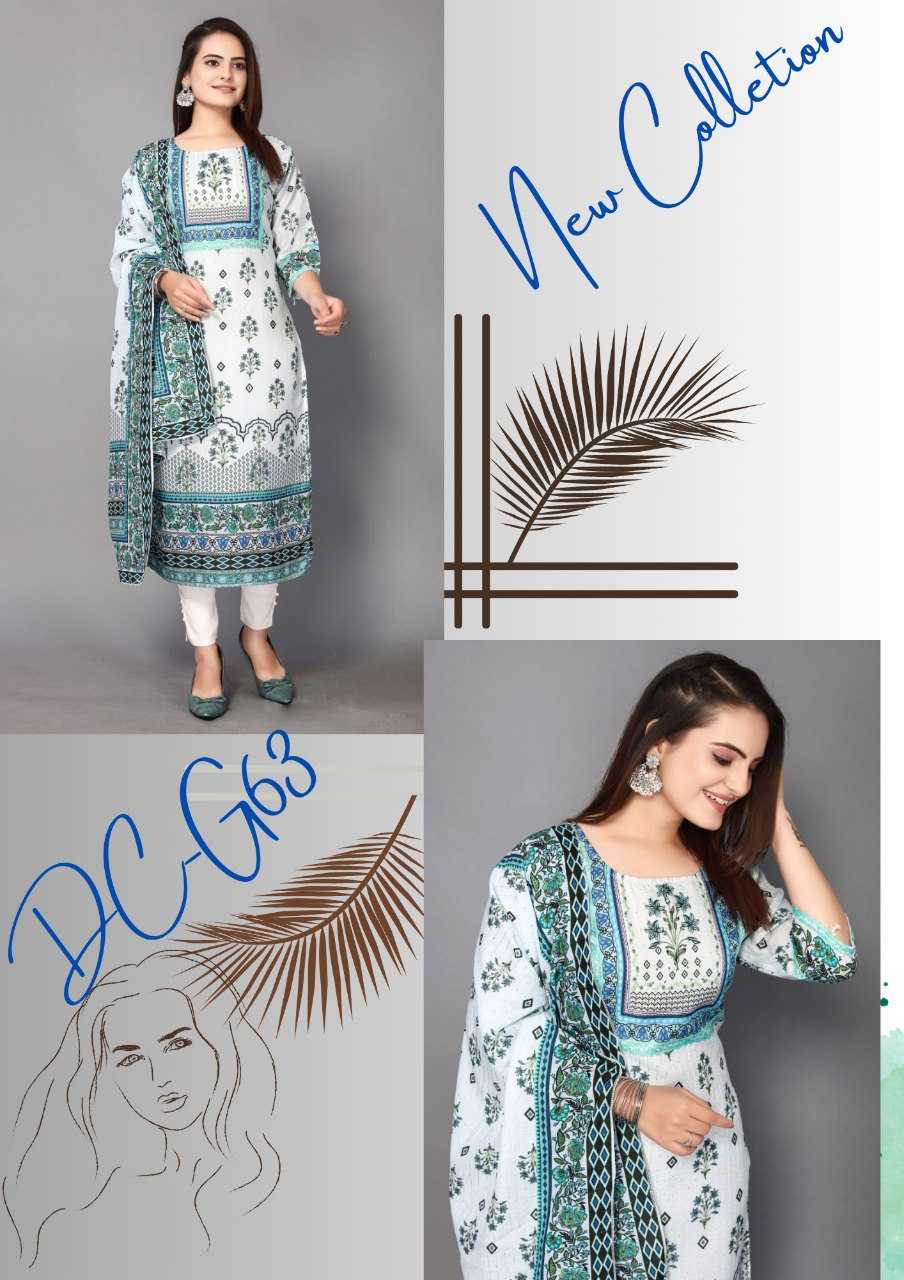 YNF MUSLIN KESH164 G63 SUITS & DRESSES WHOLESALE PRINTED LONG KURTI WHITE SALWAR SUITS MANUFACTURE - Deevit International