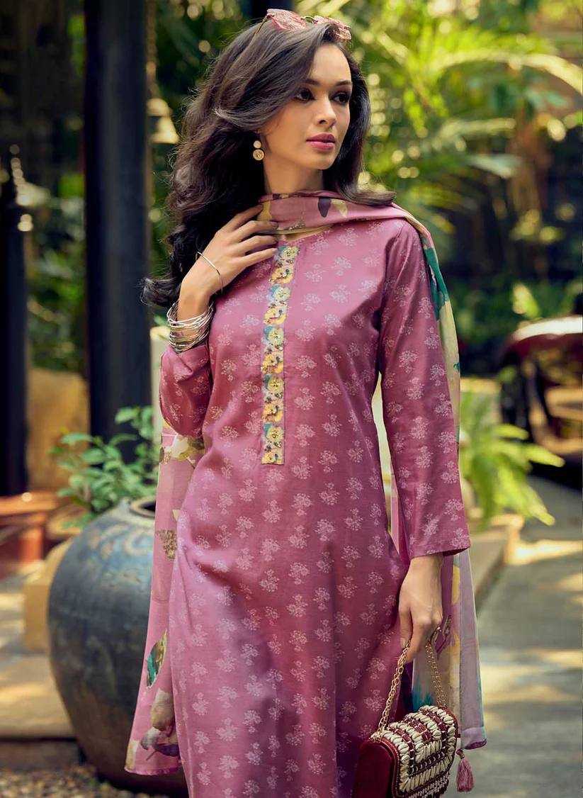 YNF MUSLIN KESH164 G68 SUITS & DRESSES WHOLESALE PRINTED LADIES LONG KURTI PINK SALWAR SUITS MANUFACTURE - Deevit International