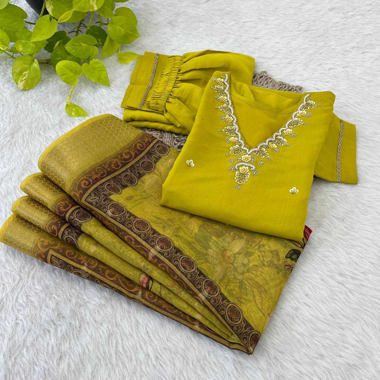 YNF PREMIUM ROMAN SILK KESH240 386 SUITS & DRESSES WHOLESALE LADIES SILK LONG KURTI MEHENDI SUITS MANUFACTURE