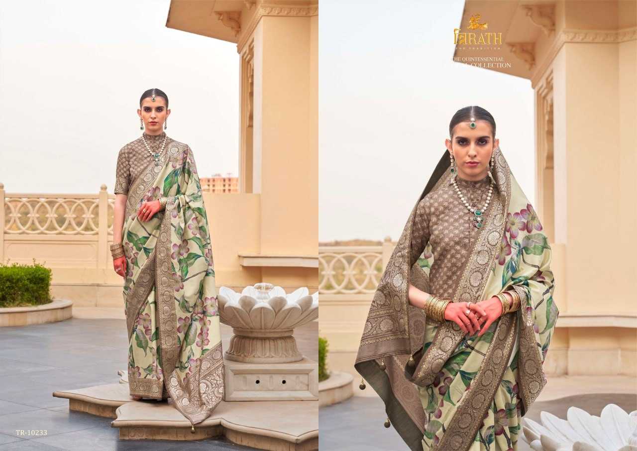 YNF PURE SILK KESH113 Pushpvatika CLOTHING BRANDS WHOLESALE TRIRATH SAREES MANUFACTURER - Deevit International