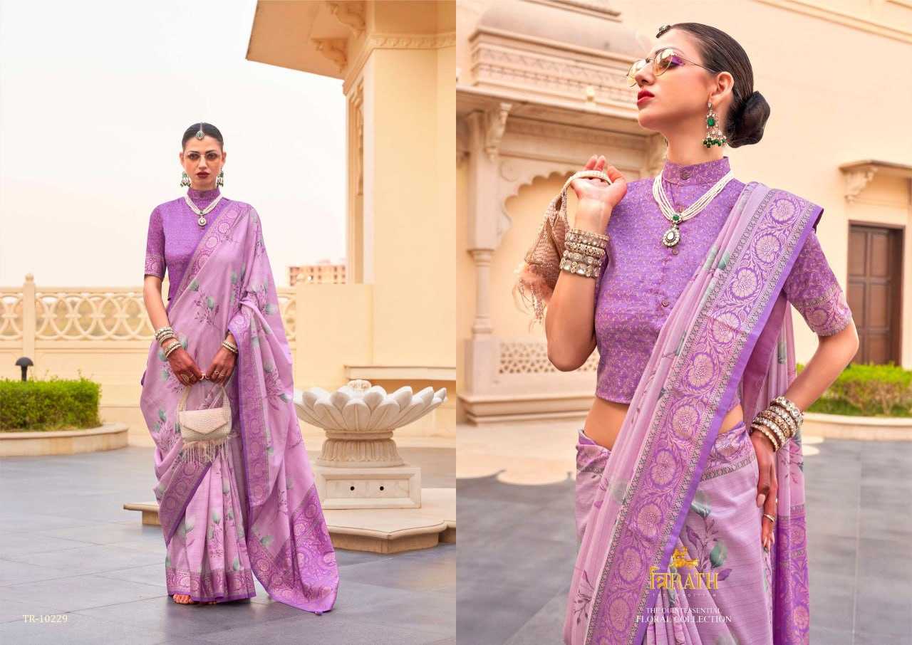 YNF PURE SILK KESH113 Pushpvatika CLOTHING BRANDS WHOLESALE TRIRATH SAREES MANUFACTURER - Deevit International