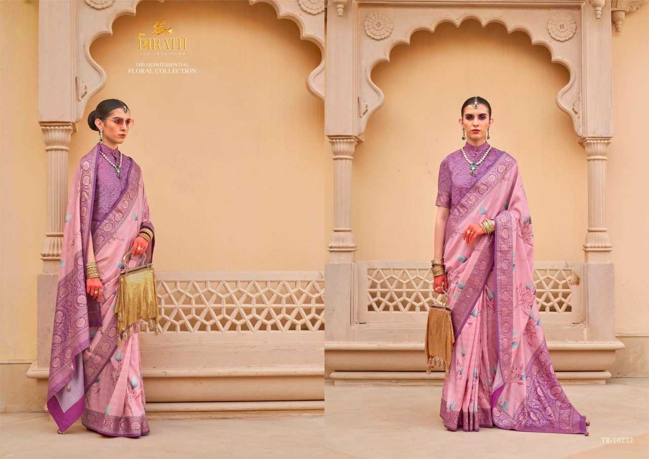 YNF PURE SILK KESH113 Pushpvatika CLOTHING BRANDS WHOLESALE TRIRATH SAREES MANUFACTURER - Deevit International