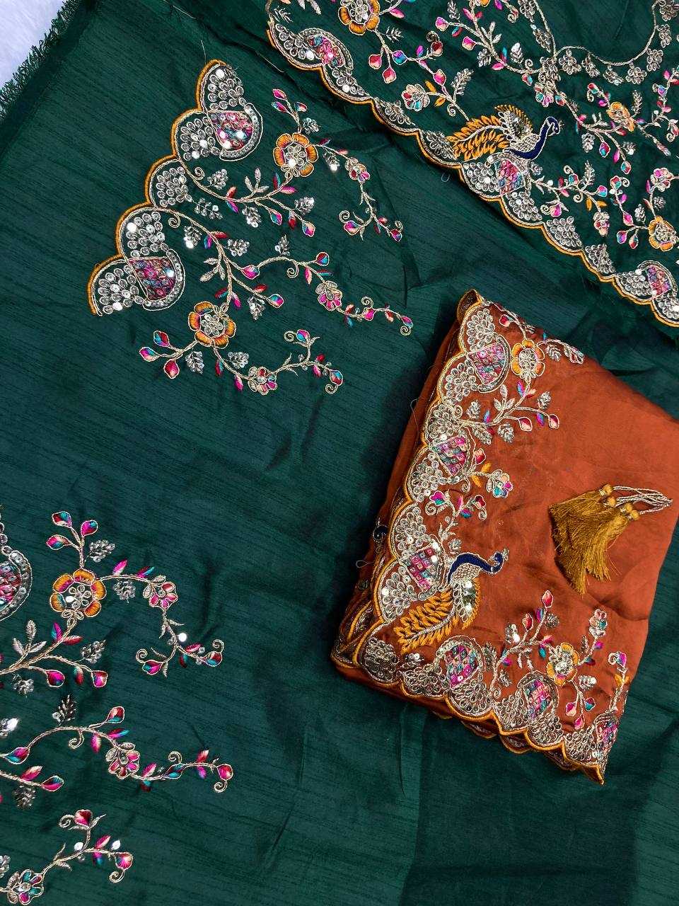 YNF RANGOLI SILK RIN188 Morla SAREES WHOLESALE DESIGNER SILK EMBROIDERED SILK SAREES MANUFACTURER