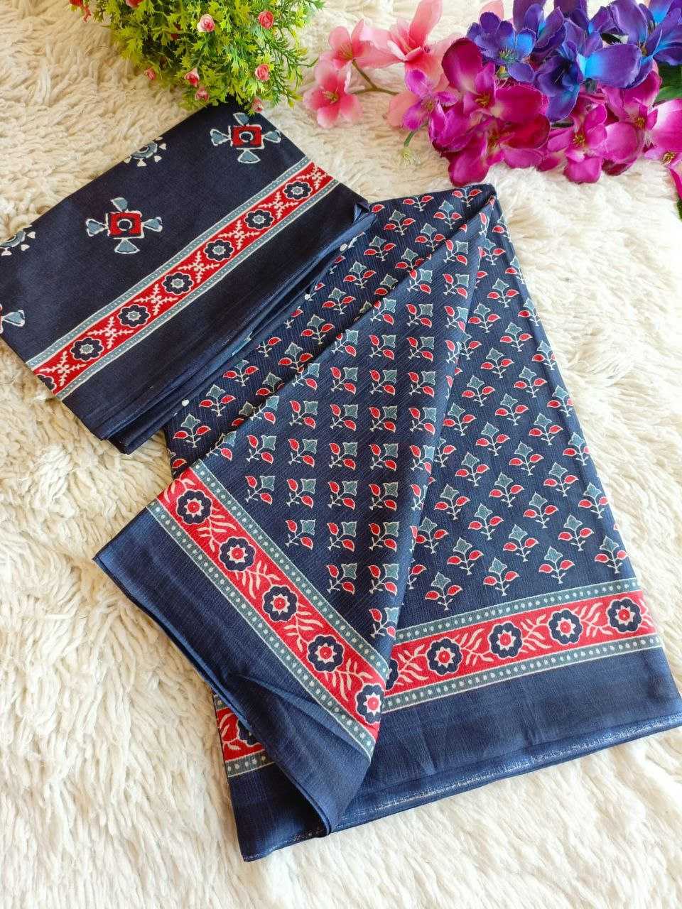 YNF SILK COTTON KESH172 LKC03 SAREES WHOLESALE PRINTED OFFICE WEAR COTTON LINEN SAREES MANUFACTURER - Deevit International