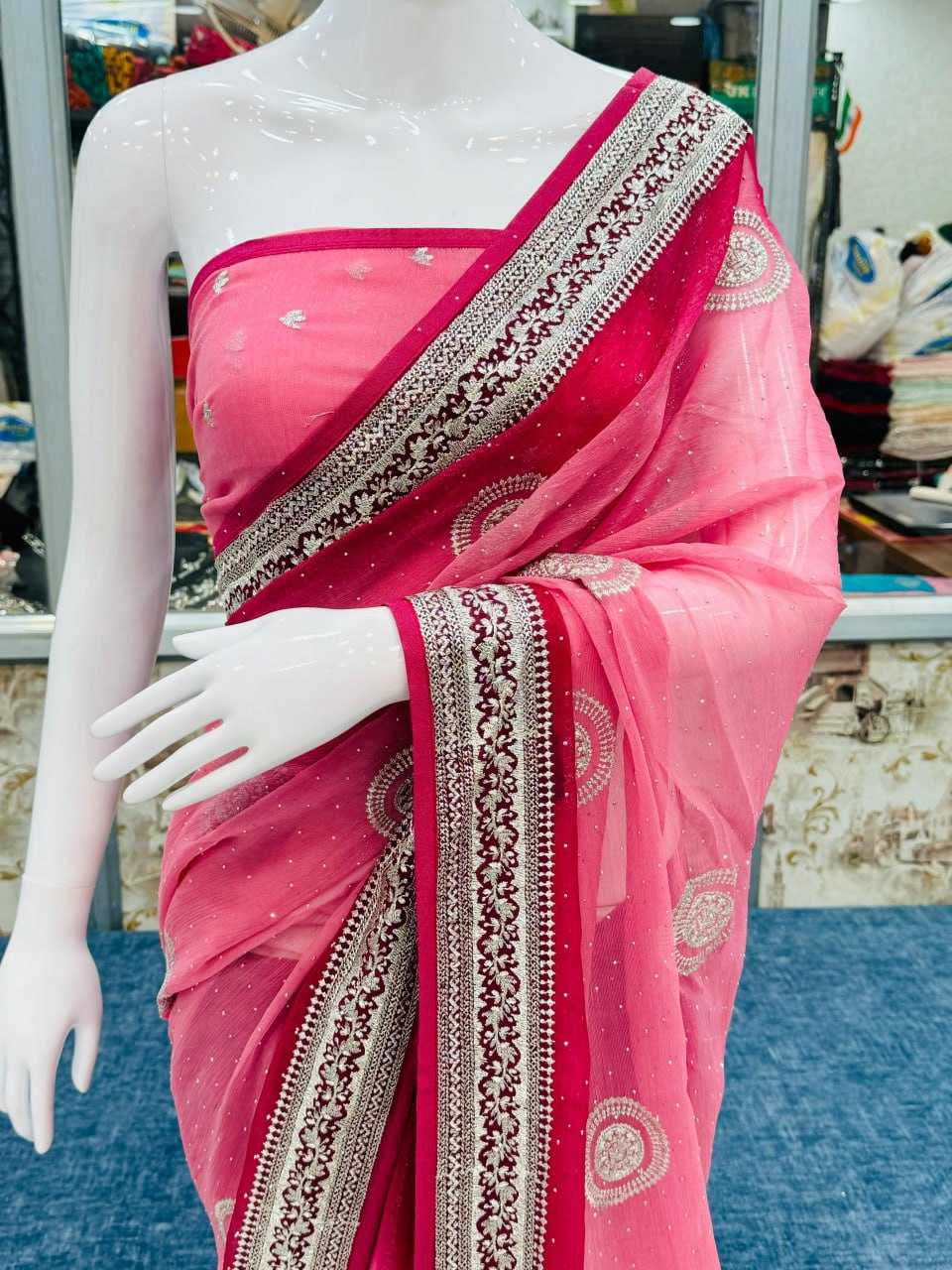 YNF SIMAR SILK  KESH114 3405 SAREES WHOLESALE DESIGNER FANCY WEDDING PARTY WEAR SAREES MANUFACTURER - Deevit International