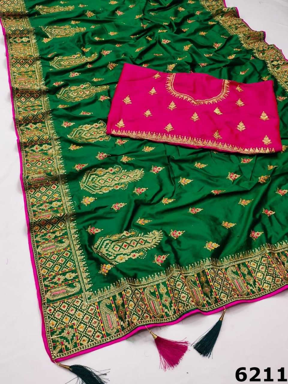 YNF SOFT SILK KESH114 6211 SILK SAREES WHOLESALE DESIGNER SILK SOFT SILK EMBROIDERED SILK SAREES MANUFACTURER - Deevit International