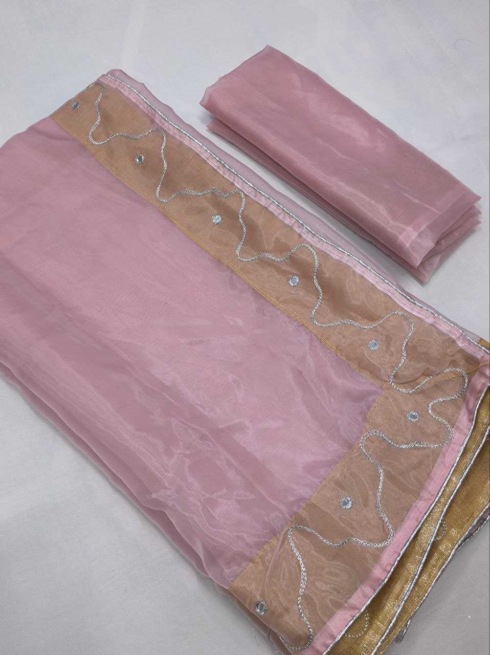 YNF TISSUE SILK KESH188 9135 SAREES WHOLESALE FANCY TISSUE SILK PLAIN LACE BORDER SILK PINK SAREES  MANUFACTURER