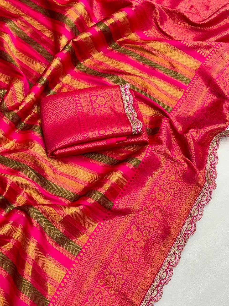 YNF BANARASI SOFT SILK KESH213 RIN15 SILK SAREES WHOLESALE BANARASI SILK SAREE FOR WEDDINGS RED SILK SAREES MANUFACTURER - Deevit International