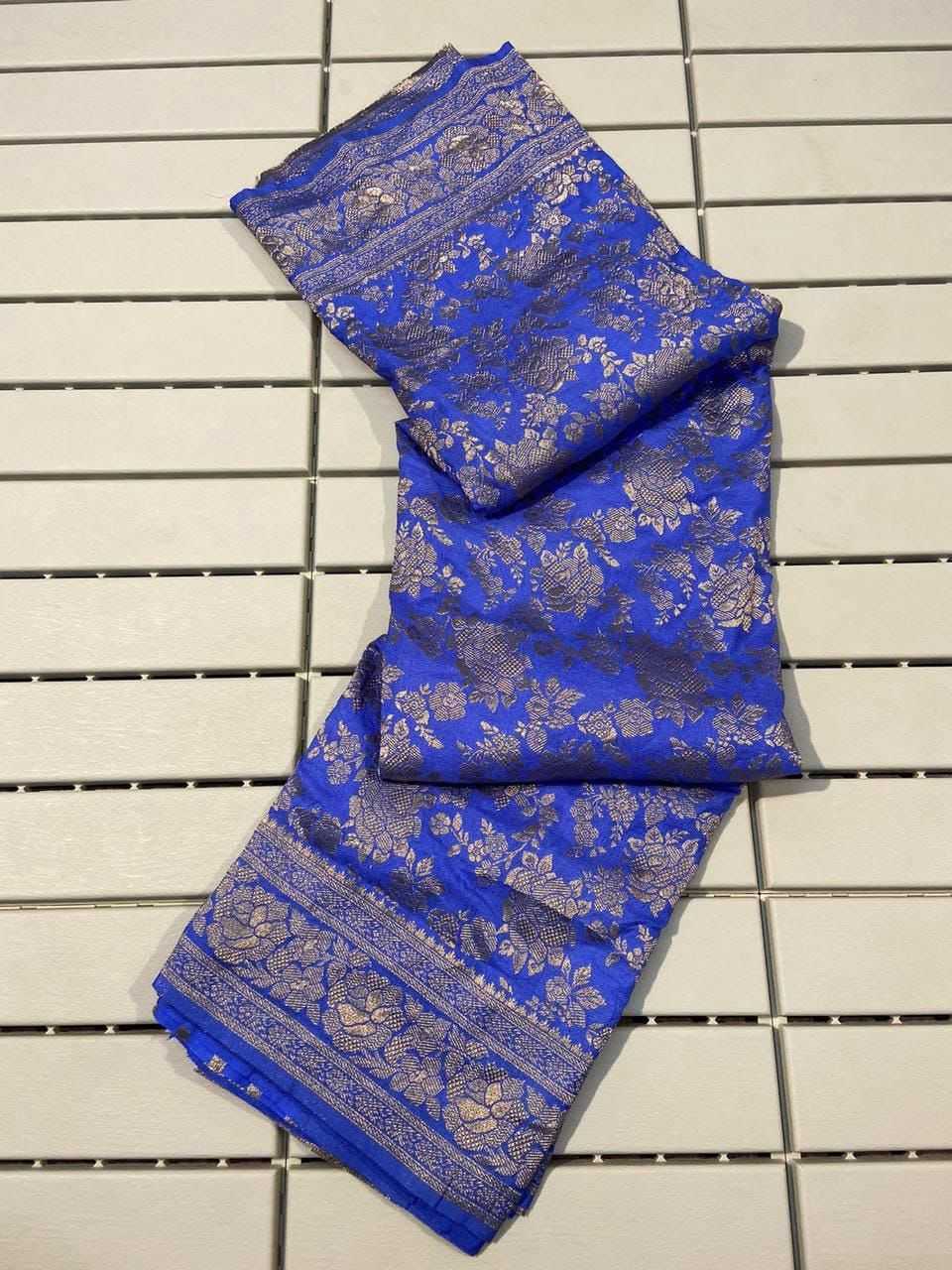 YNF BANARASI SOFT SILK RIN138 RLC01 SAREES WHOLESALE BANARASI SILK PURE ZARI SILK BRORDER SILK SAREES MANUFACTURER - Deevit International