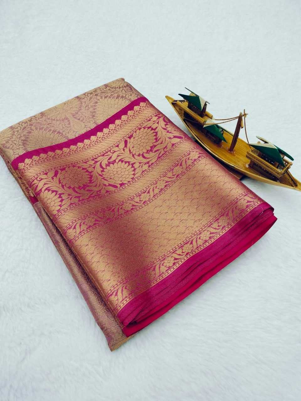 YNF BANARASI SOFT SILKKESH131 JYOTHIKA BRIDAL SAREES WHOLESALE BANARASI SILK PURE ZART TRADITIONAL FESTIVEL SILK BRORDER SILK BANARASI SAREES MANUFACTURER - Deevit International