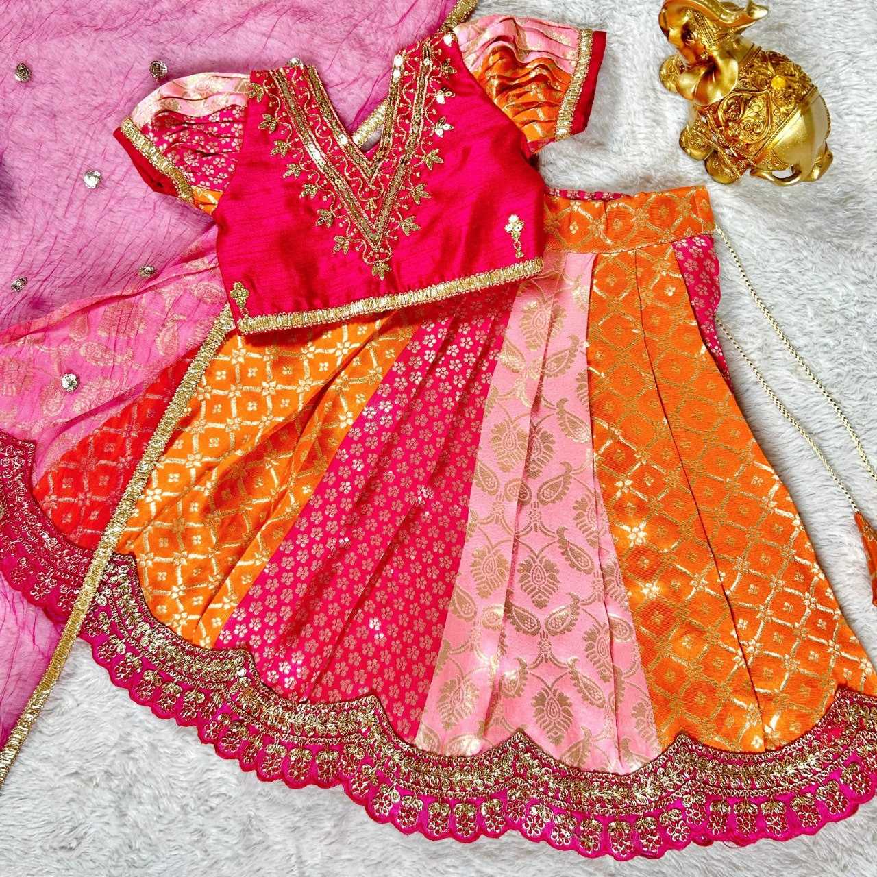 YNF BANGLORI SILK KESH109 RRKT97 KIDS WEAR WHOLESALE KIDS LEHENGA KIDS TRADITIONAL OUTFITS KIDS LEHENGA CHOLI KIDS FESTIVE WEAR KIDS WEDDING OUTFITS MANUFACTURER - Deevit International