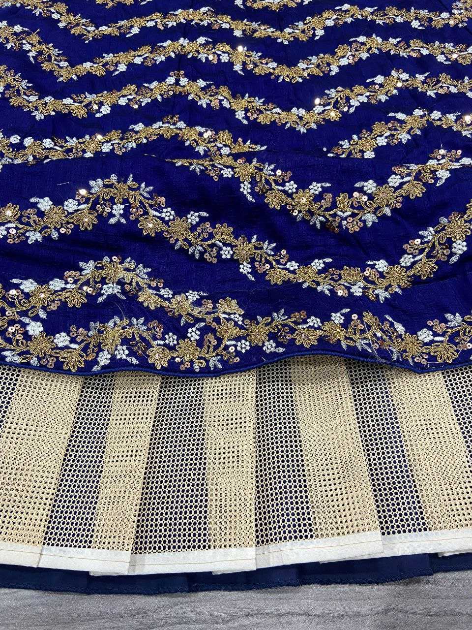 YNF BUTTERFIY NETRIN121 1003 LEHENGAS WHOLESALE WEDDING EMBROIDERED SEQUINS DESIGNER LEHENGAS MANUFACTURER - Deevit International