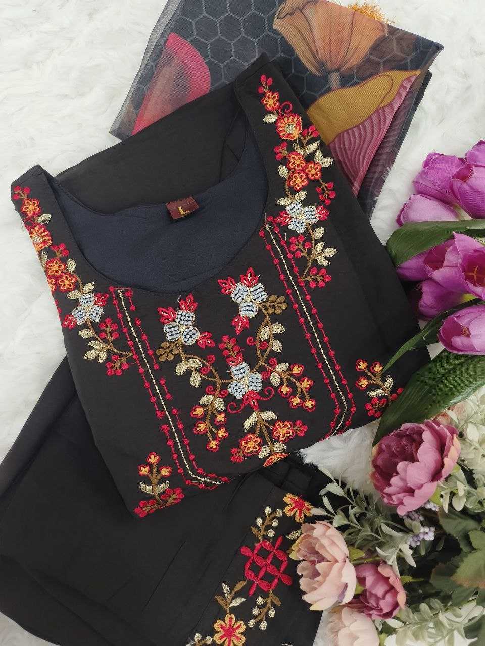 YNF CHANDERI COTTON KESH174 KALINI SUITS & DRESSES WHOLESALE LONG KURTI EMBROIDERY CHANDERI LADIES SALWAR SUITS MANUFACTURE - Deevit International