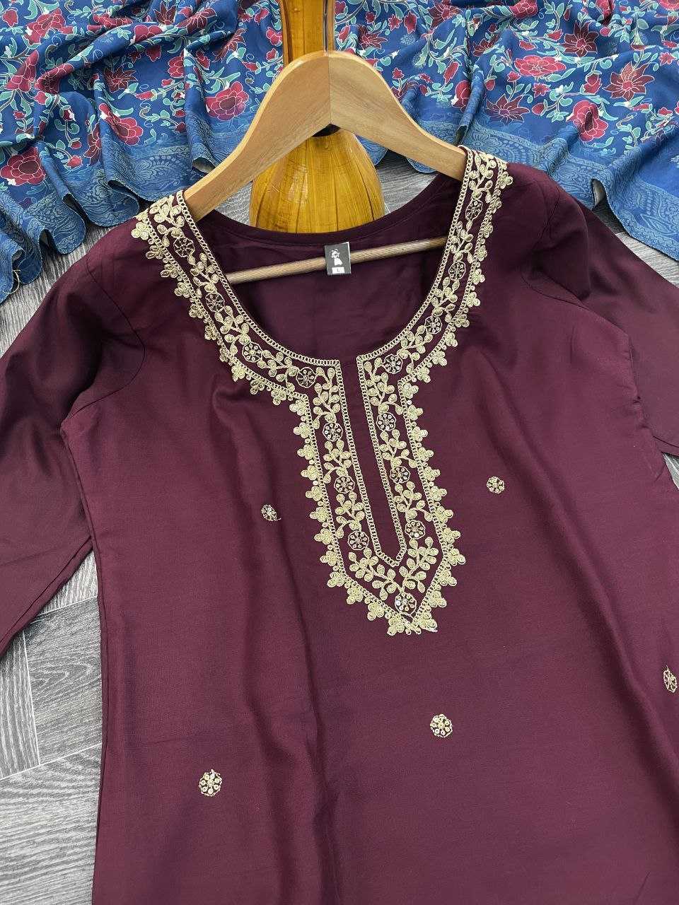 YNF CHANDERI COTTON RIN174 RUSHITA SUITS & DRESSES WHOLESALE CHANDERI  EMBROIDERY LADIES SUITS MANUFACTURE - Deevit International