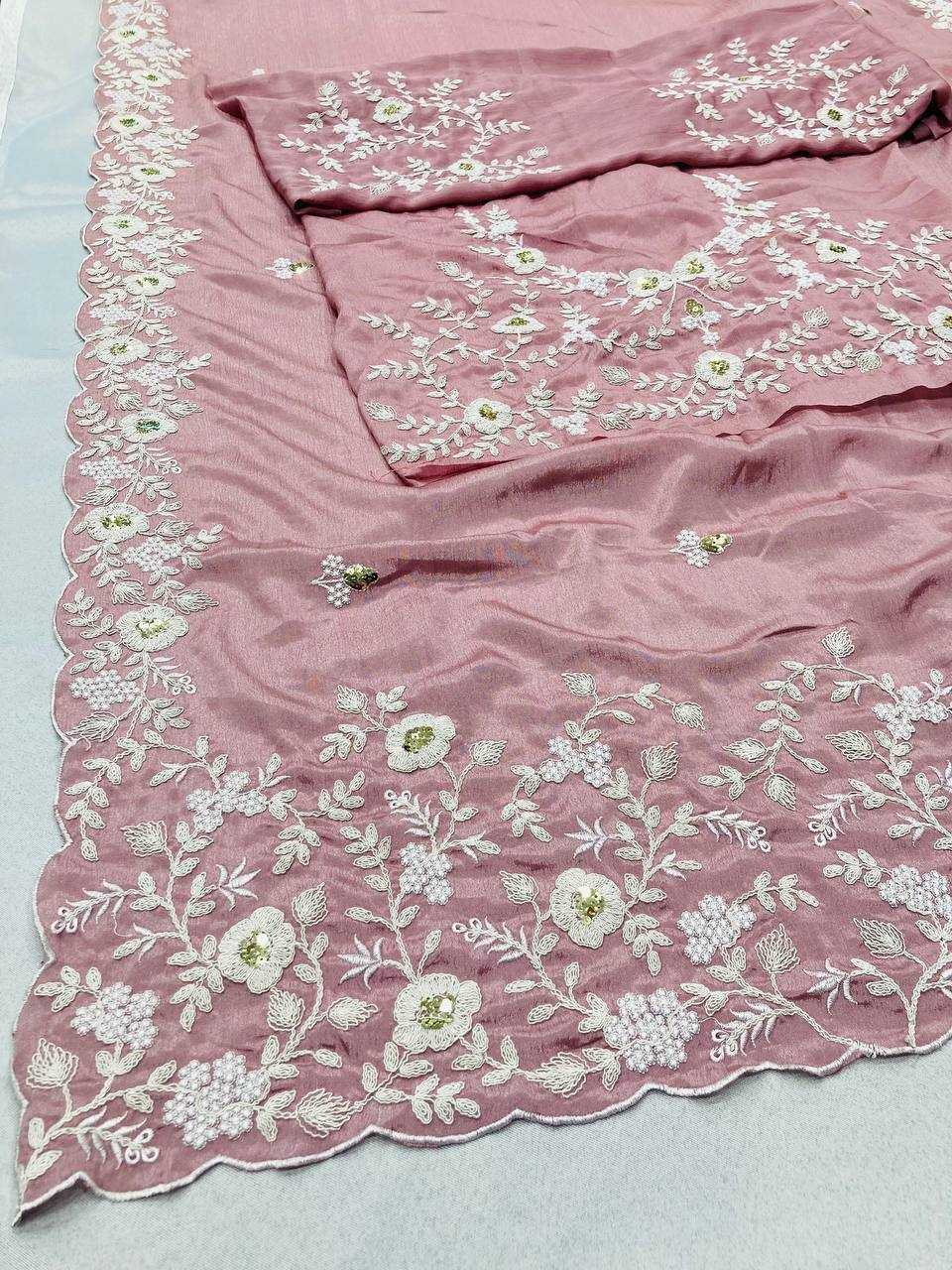 YNF CHINON SILK RIN188 Bhakti WHOLESALE PARTY WEAR TRADITIONAL DESIGNER LADIES  SAREES MANUFACTURER - Deevit International