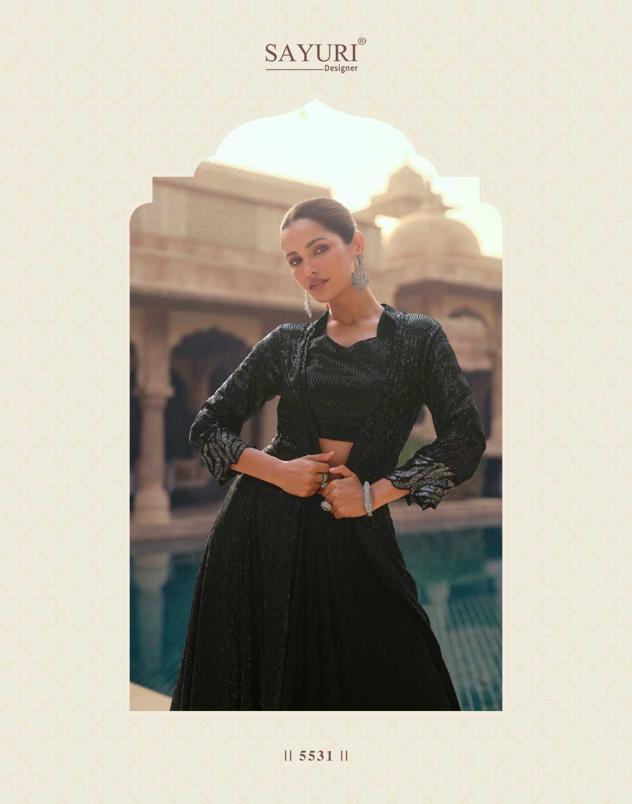 YNF CHINON SILK SAYURI KESH233 MAHOTSAV CLOTHING BRANDS WHOLESALE LEHENGAS MANUFACTURER - Deevit International