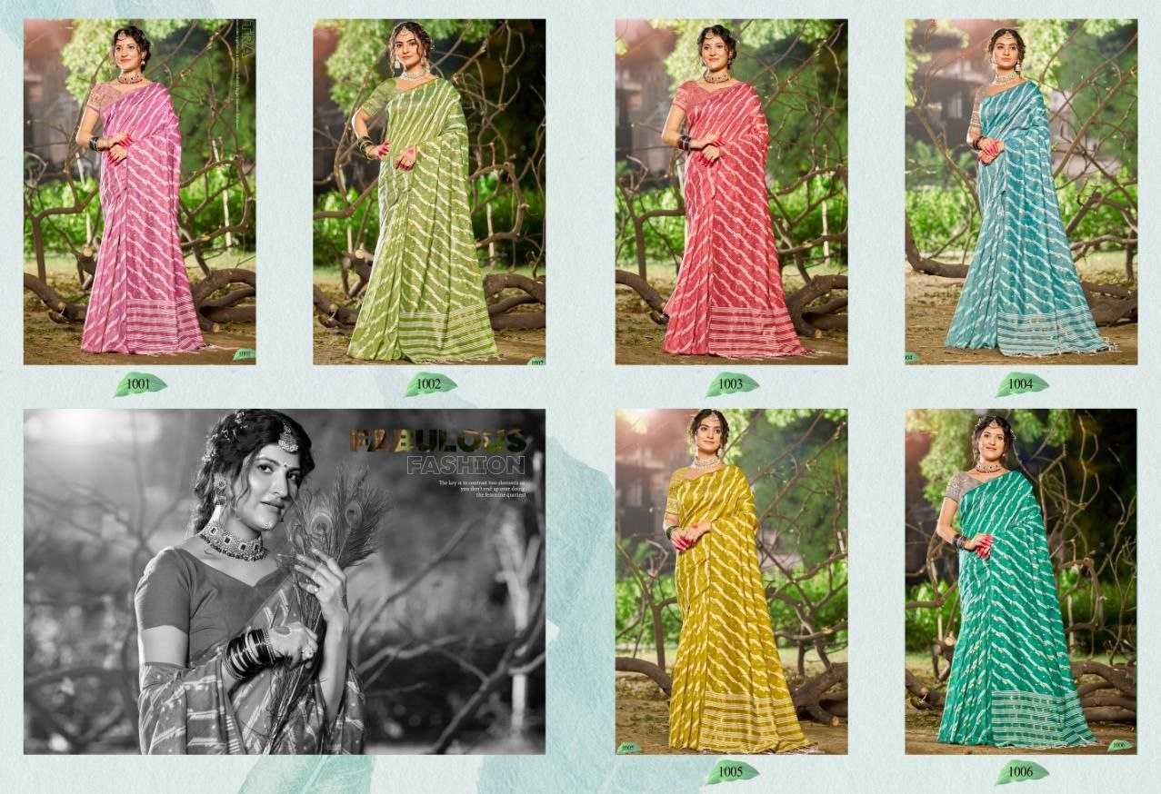 YNF COTTON BUNAWAT RIN195 VOL-02 CLOTHING BRANDS WHOLESALE SAREES MANUFACTURER - Deevit International