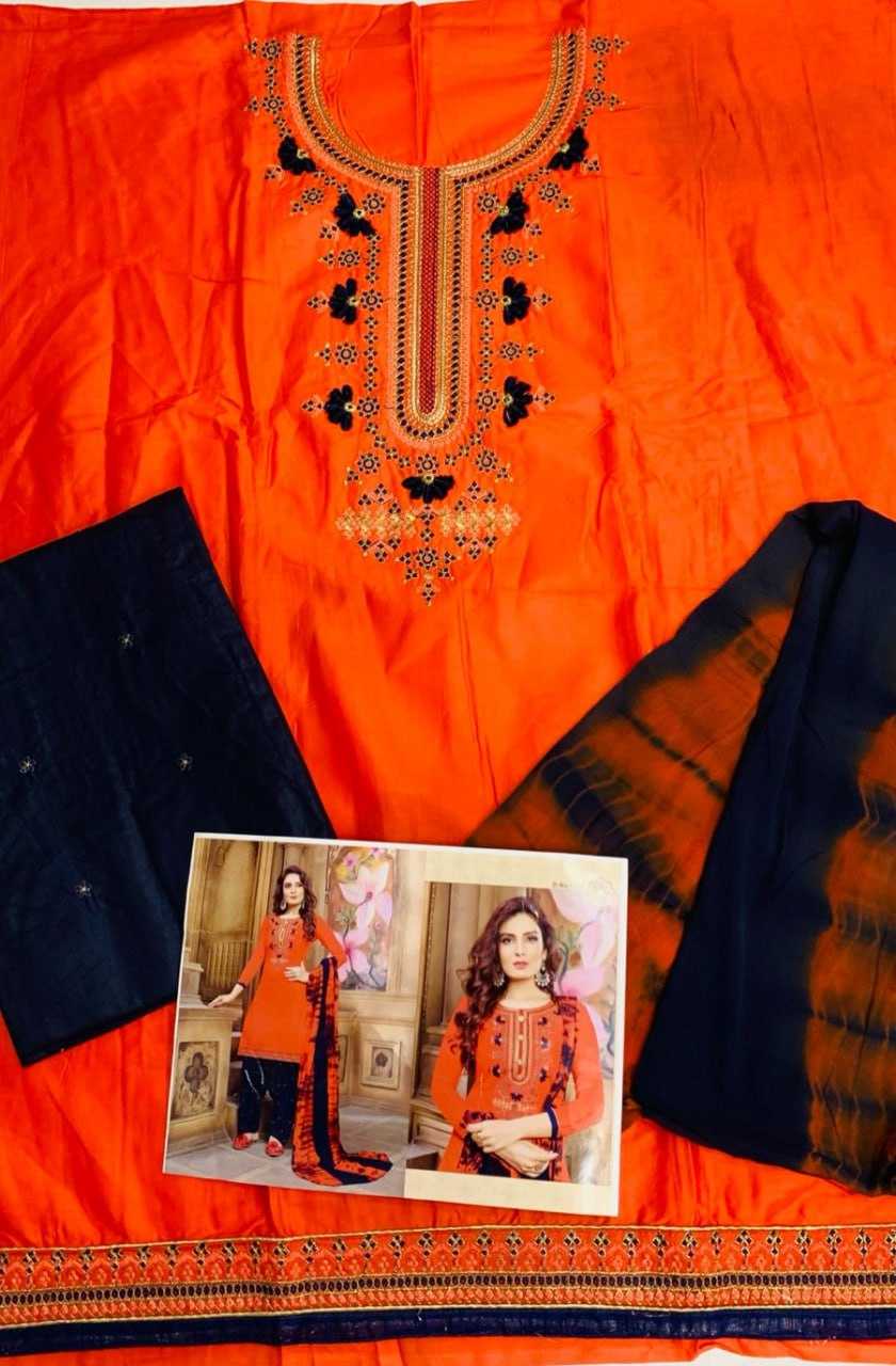 YNF COTTON RIN131 PREMIUM SUITS & DRESSES WHOLESALE EMBROIDERY COTTON PATIALA PUNJABI SUITS MANUFACTURE - Deevit International