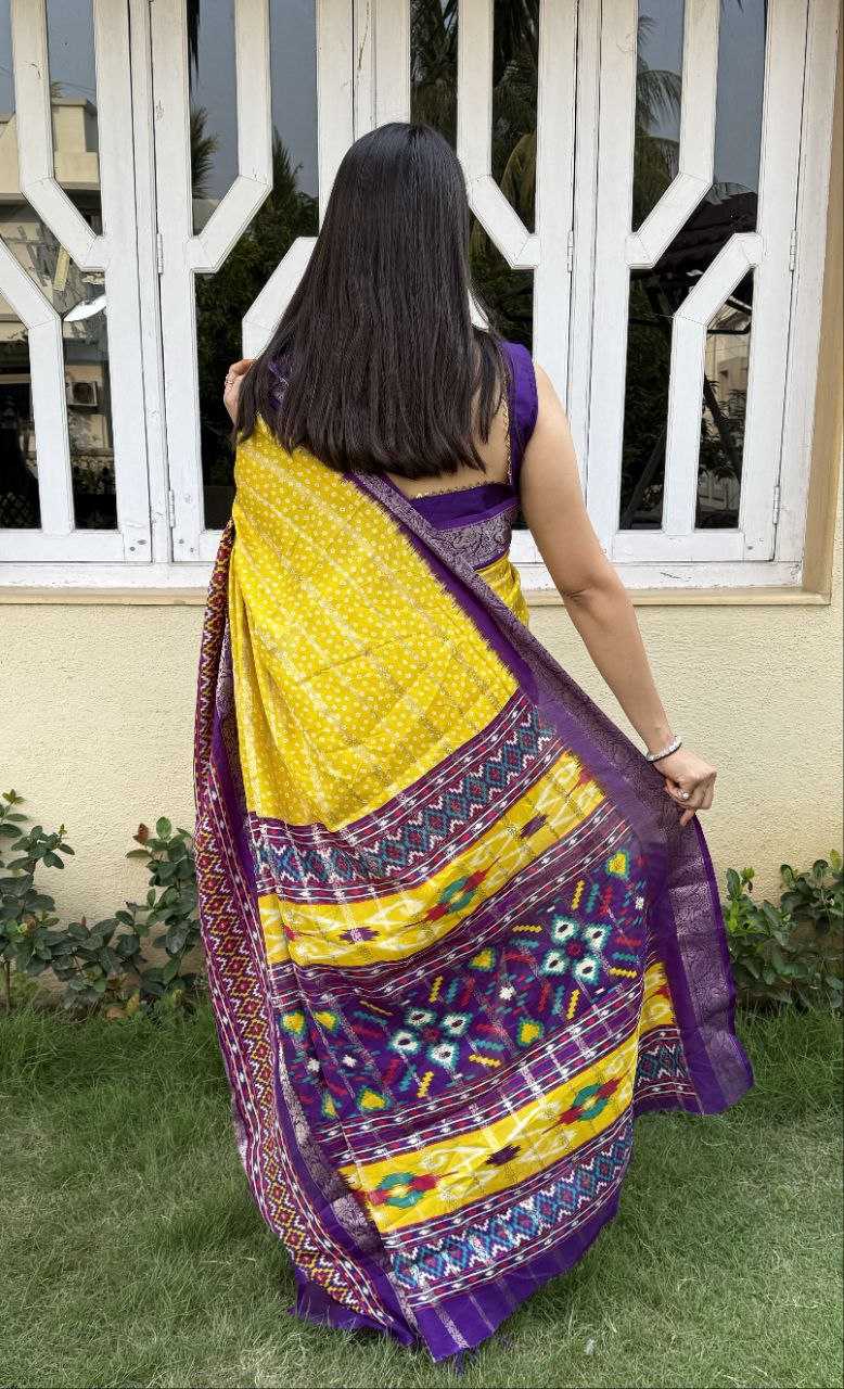 YNF COTTON SILK KESH117 RWC52 SAREES WHOLESALE HALDI OUTFITS COTTON BANDHANI YELLOW SAREES MANUFACTURER - Deevit International