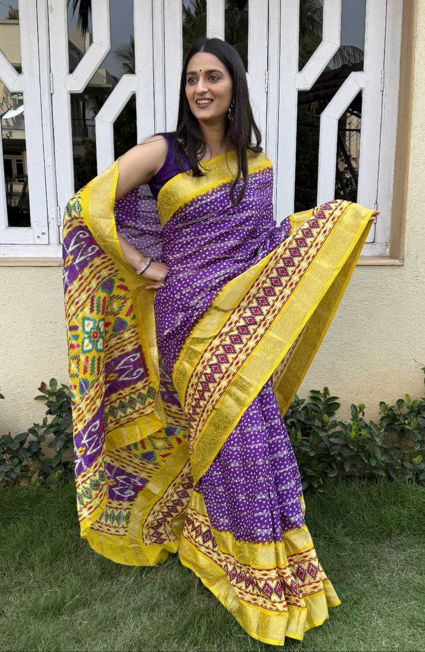 YNF COTTON SILK KESH117 RWC54 SILK SAREES WHOLESALE COTTON SILK UNIFORM BANDHANI SAREES MANUFACTURER - Deevit International