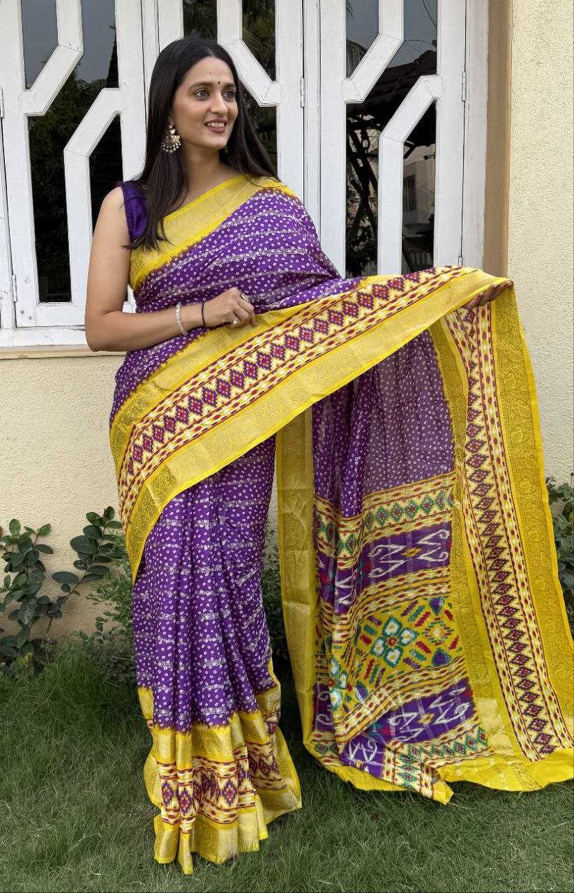 YNF COTTON SILK KESH117 RWC54 SILK SAREES WHOLESALE COTTON SILK UNIFORM BANDHANI SAREES MANUFACTURER - Deevit International