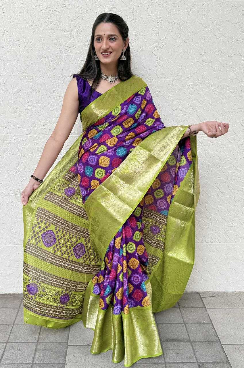 YNF DOLA SILK KESH117 RWC105 SILK SAREES WHOLESALE FESTIVAL SILK DOLA SILK ZARI BORDER SILK SAREES MANUFACTURER - Deevit International